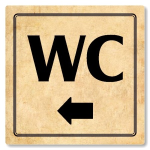 WC vlevo, 100x100mm, pergamen, Utah